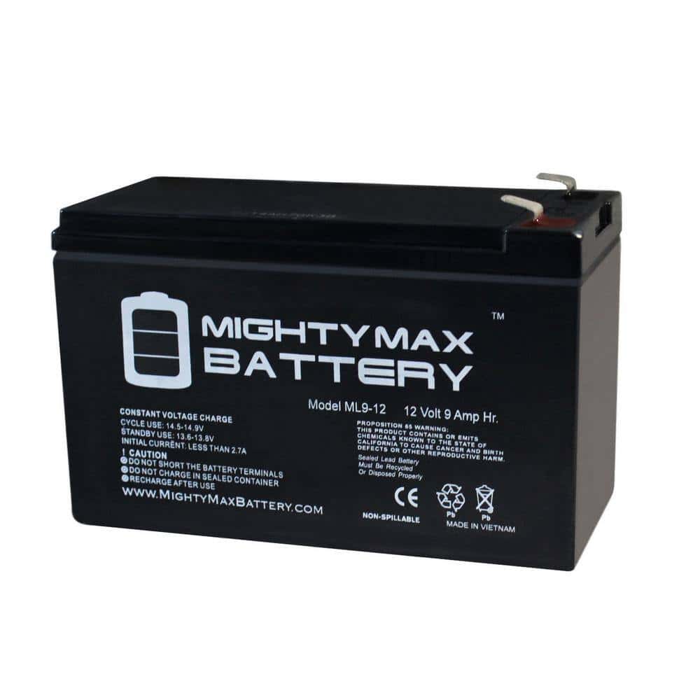 MIGHTY MAX BATTERY MAX3434105 12V 9Ah PowerWare PWHR1234W2FR Replacement UPS Battery - 8 Pack MIGHTY MAX BATTERY MAX3434105 12V 9Ah PowerWare PWHR1234W2FR Replacement UPS Battery - 8 Pack - Image 5