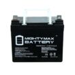 MIGHTY MAX BATTERY MAX3437139 ML35-12 - 12V 35AH U1 Deep Cycle AGM Solar Battery Replaces 33Ah, 34Ah, 36Ah - 2 Pack