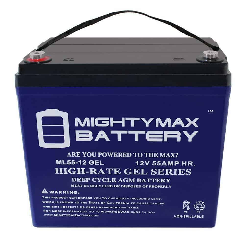 MIGHTY MAX BATTERY MAX3535318 12V 55AH GEL Battery for Quantum QG edge 2.0 Power Chair - 2 Pack MIGHTY MAX BATTERY MAX3535318 12V 55AH GEL Battery for Quantum QG edge 2.0 Power Chair - 2 Pack - Image 5