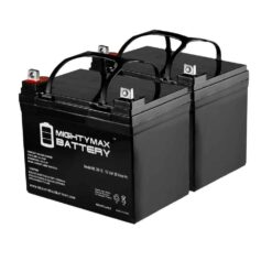 MIGHTY MAX BATTERY MAX3553863 12V 35Ah Battery Replacement for Pride Jazzy Select 6 Ultra - 2 Pack