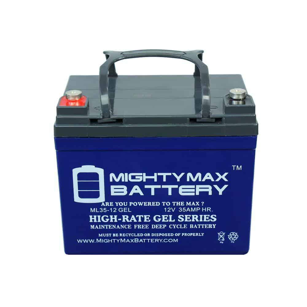 MIGHTY MAX BATTERY MAX3554292 12V 35Ah GEL Battery Replacement for Inverters, Signage - 4 Pack MIGHTY MAX BATTERY MAX3554292 12V 35Ah GEL Battery Replacement for Inverters, Signage - 4 Pack - Image 3
