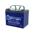 MIGHTY MAX BATTERY MAX3554292 12V 35Ah GEL Battery Replacement for Inverters, Signage - 4 Pack MIGHTY MAX BATTERY MAX3554292 12V 35Ah GEL Battery Replacement for Inverters, Signage - 4 Pack