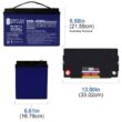 MIGHTY MAX BATTERY MAX3847878 12V 100AH GEL Battery Replacement for Kaddy E-Caddy Golf Cart MIGHTY MAX BATTERY MAX3847878 12V 100AH GEL Battery Replacement for Kaddy E-Caddy Golf Cart