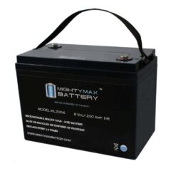 MIGHTY MAX BATTERY MAX3865879 6V 200AH SLA Battery Replacement for Golf Cart