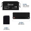 MIGHTY MAX BATTERY MAX3941580 12V 150AH SLA Replacement Battery for NPP NPD12-150 MIGHTY MAX BATTERY MAX3941580 12V 150AH SLA Replacement Battery for NPP NPD12-150