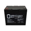 MIGHTY MAX BATTERY MAX3944126 12V 75Ah Internal Thread Replacement Battery for MK M24 SLD G FT MIGHTY MAX BATTERY MAX3944126 12V 75Ah Internal Thread Replacement Battery for MK M24 SLD G FT