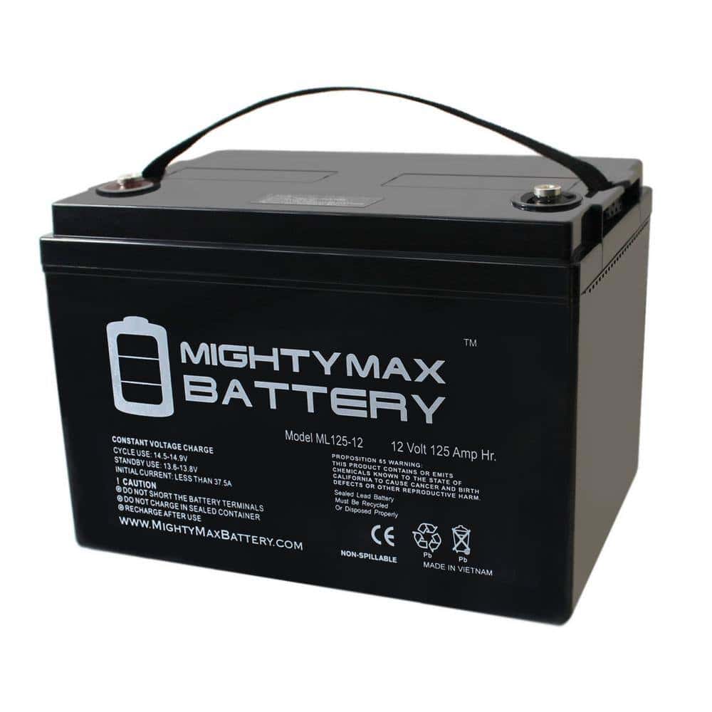 MIGHTY MAX BATTERY MAX3944251 12V 125AH SLA Battery Replaces Sumpro 75 Flood Control Sump Pump MIGHTY MAX BATTERY MAX3944251 12V 125AH SLA Battery Replaces Sumpro 75 Flood Control Sump Pump