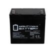 MIGHTY MAX BATTERY MAX3970885 12V 55Ah SLA Replacement Battery for MK M22NF SLD G - 2 Pack MIGHTY MAX BATTERY MAX3970885 12V 55Ah SLA Replacement Battery for MK M22NF SLD G - 2 Pack