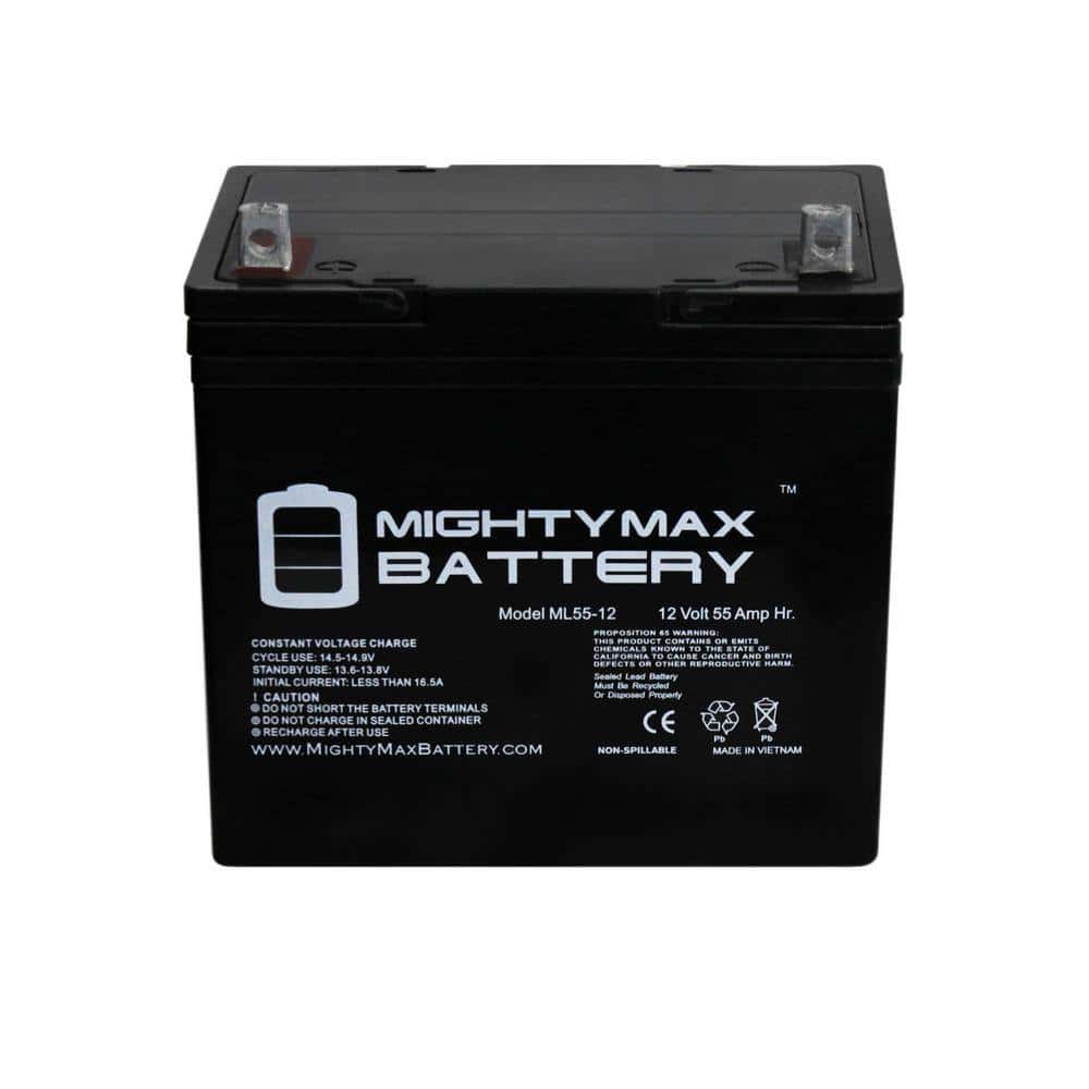 MIGHTY MAX BATTERY MAX3970885 12V 55Ah SLA Replacement Battery for MK M22NF SLD G - 2 Pack MIGHTY MAX BATTERY MAX3970885 12V 55Ah SLA Replacement Battery for MK M22NF SLD G - 2 Pack - Image 4