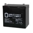 MIGHTY MAX BATTERY MAX3970885 12V 55Ah SLA Replacement Battery for MK M22NF SLD G - 2 Pack MIGHTY MAX BATTERY MAX3970885 12V 55Ah SLA Replacement Battery for MK M22NF SLD G - 2 Pack