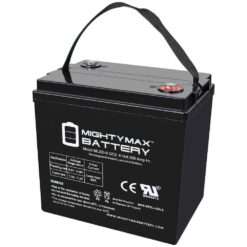 MIGHTY MAX BATTERY MAX3971249 ML200-6GC2 - 6 Volt 200 AH, Internal Thread (INT) Terminal