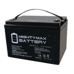MIGHTY MAX BATTERY ML125-121 12-Volt 125 Ah Rechargeable Sealed Lead Acid (SLA) Battery