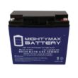 MIGHTY MAX BATTERY ML22-12GELMP2 12-Volt 22 Ah SLA (Sealed Lead Acid) GEL AGM Type Replacement Battery MIGHTY MAX BATTERY ML22-12GELMP2 12-Volt 22 Ah SLA (Sealed Lead Acid) GEL AGM Type Replacement Battery