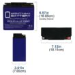 MIGHTY MAX BATTERY ML22-12GELMP2 12-Volt 22 Ah SLA (Sealed Lead Acid) GEL AGM Type Replacement Battery MIGHTY MAX BATTERY ML22-12GELMP2 12-Volt 22 Ah SLA (Sealed Lead Acid) GEL AGM Type Replacement Battery