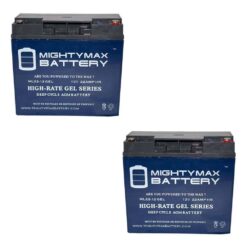MIGHTY MAX BATTERY ML22-12GELMP2 12-Volt 22 Ah SLA (Sealed Lead Acid) GEL AGM Type Replacement Battery