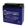 MIGHTY MAX BATTERY ML22-12GELMP2 12-Volt 22 Ah SLA (Sealed Lead Acid) GEL AGM Type Replacement Battery MIGHTY MAX BATTERY ML22-12GELMP2 12-Volt 22 Ah SLA (Sealed Lead Acid) GEL AGM Type Replacement Battery
