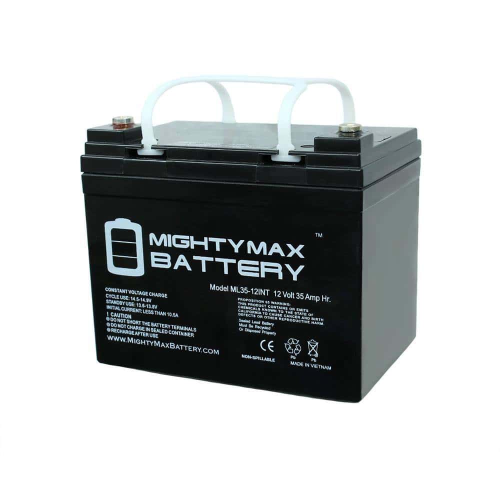 MIGHTY MAX BATTERY ML35-12INTMP2 12-Volt 35 Ah SLA (Sealed Lead Acid) AGM Internal Medical Mobility Replacement Battery (2-Pack) MIGHTY MAX BATTERY ML35-12INTMP2 12-Volt 35 Ah SLA (Sealed Lead Acid) AGM Internal Medical Mobility Replacement Battery (2-Pack) - Image 6