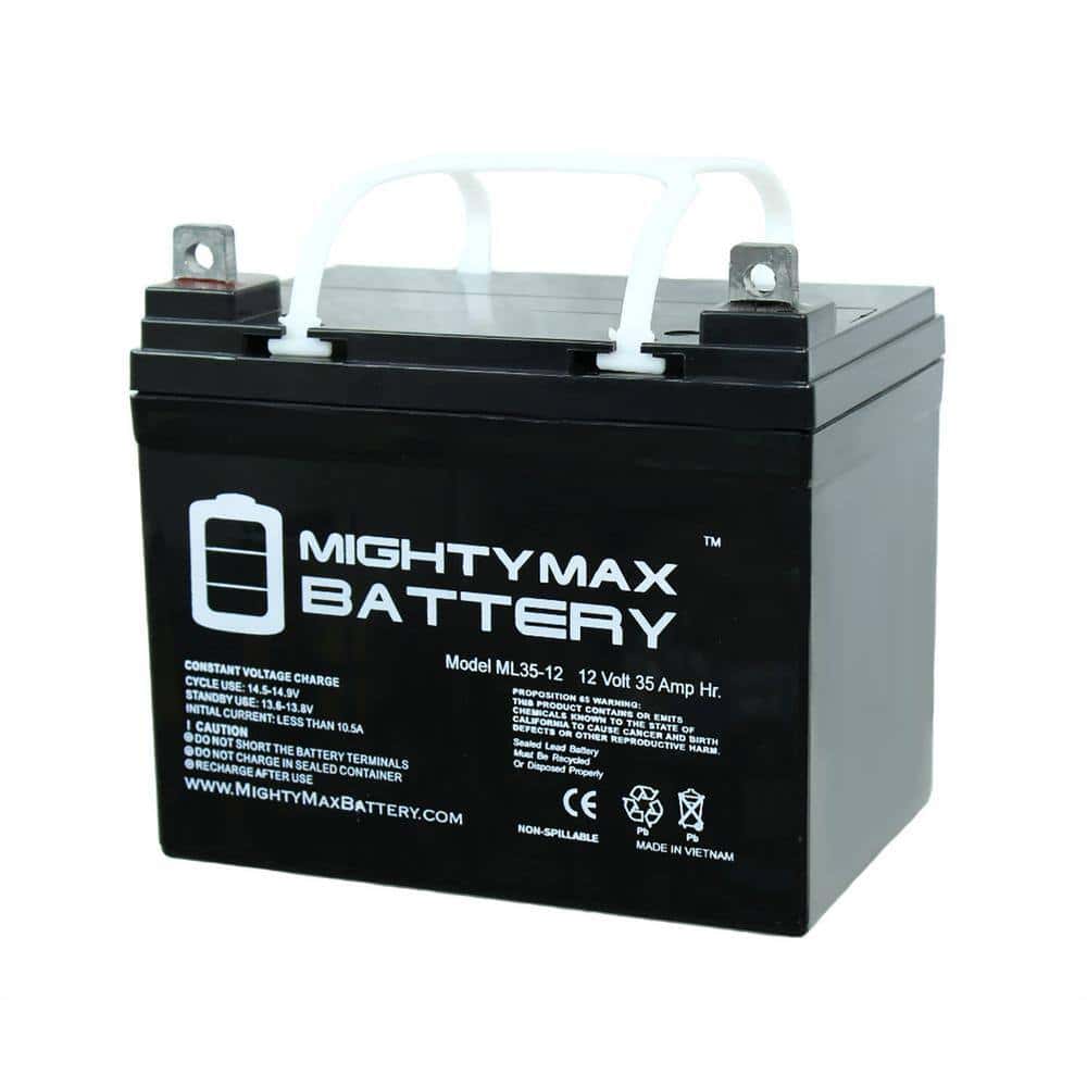 MIGHTY MAX BATTERY ML35-12MP2 12-Volt 35 Ah SLA (Sealed Lead Acid) AGM Type Medical Mobility Replacement Battery (2-Pack) MIGHTY MAX BATTERY ML35-12MP2 12-Volt 35 Ah SLA (Sealed Lead Acid) AGM Type Medical Mobility Replacement Battery (2-Pack) - Image 6