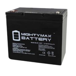 MIGHTY MAX BATTERY ML55-12INT 12-Volt 55 Ah Rechargeable Sealed Lead Acid (SLA) Internal Thread Battery