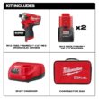 Milwaukee 2551-22-2488-20 M12 FUEL SURGE 12-Volt Lithium-Ion 1/4 in. Cordless Hex Impact Driver Compact Kit with M12 Soldering Iron