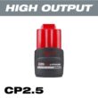 Milwaukee 2551-22-48-11-2425 M12 FUEL SURGE 12V Lithium-Ion Brushless Cordless 1/4 in. Hex Impact Driver Kit w/CP High Output 2.5 Ah Battery Pack