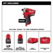 Milwaukee 2551-22-48-11-2425 M12 FUEL SURGE 12V Lithium-Ion Brushless Cordless 1/4 in. Hex Impact Driver Kit w/CP High Output 2.5 Ah Battery Pack