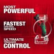 Milwaukee 2953-20-2880-20 M18 FUEL 18-Volt Lithium-Ion Brushless Cordless 1/4 in. Hex Impact Driver and 4-1/2 in./5 in. Grinder with Paddle Switch