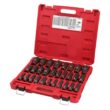 Milwaukee 49-66-7016 SHOCKWAVE 1/2 in. Drive SAE and Metric 6 Point Impact Socket Set (29-Piece)