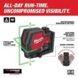 Milwaukee 3522-21 Green 100 ft. Cross Line and Plumb Points Rechargeable Laser Level with REDLITHIUM Lithium-Ion USB Battery and Charger
