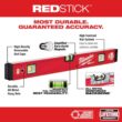 Milwaukee MLBXM48-48-22-5210 48 in. REDSTICK Magnetic Box Level with 10 in. 360 Locking Die Cast Torpedo Level (2-Piece)
