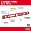Milwaukee MLIBM48​-48-22-5107 48 in. Magnetic I-Beam Level with 7 in. Billet Torpedo Level