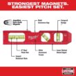 Milwaukee MLIBM48​-48-22-5107 48 in. Magnetic I-Beam Level with 7 in. Billet Torpedo Level