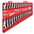 Milwaukee 48-22-9413-48-22-9513 144-Position Flex-Head Ratcheting Combination Wrench Set SAE and METRIC (30-Piece)