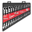 Milwaukee 48-22-9413-48-22-9513 144-Position Flex-Head Ratcheting Combination Wrench Set SAE and METRIC (30-Piece)