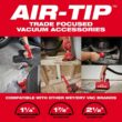 Milwaukee 49-90-2019B-0980-20 Air-Tip 1-1/4 in. to 2-1/2 in. Automotive Kit and M12 Air-Tip Wet/Dry Shop Vacuum Utility Nozzle Attachments (4-Piece)