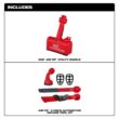 Milwaukee 49-90-2019B-0980-20 Air-Tip 1-1/4 in. to 2-1/2 in. Automotive Kit and M12 Air-Tip Wet/Dry Shop Vacuum Utility Nozzle Attachments (4-Piece)