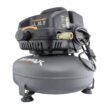 NuMax S3GI12CK 3 Gal. Portable Electric Pancake Air Compressor with 2-in-1 Nailer/Stapler, Hose Inflation Kit and Fasteners (400-Count)