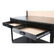 OLYMPIA 410-014-0111 4 ft. W x 5 ft. H x 2 ft. D Black Steel Workbench with Built-In Power and Lighting