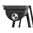 PHI VILLA THD-E02GR006-2 Offset Charcoal Smoker and Grill in Black