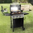 Grill Boss GBC1932M 3 Burner Gas Grill in Black with Top Cover and Shelves Stainless Steel, 2 Number of Side Burners Grill Boss GBC1932M 3 Burner Gas Grill in Black with Top Cover and Shelves Stainless Steel, 2 Number of Side Burners