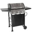 Grill Boss GBC1932M 3 Burner Gas Grill in Black with Top Cover and Shelves Stainless Steel, 2 Number of Side Burners Grill Boss GBC1932M 3 Burner Gas Grill in Black with Top Cover and Shelves Stainless Steel, 2 Number of Side Burners