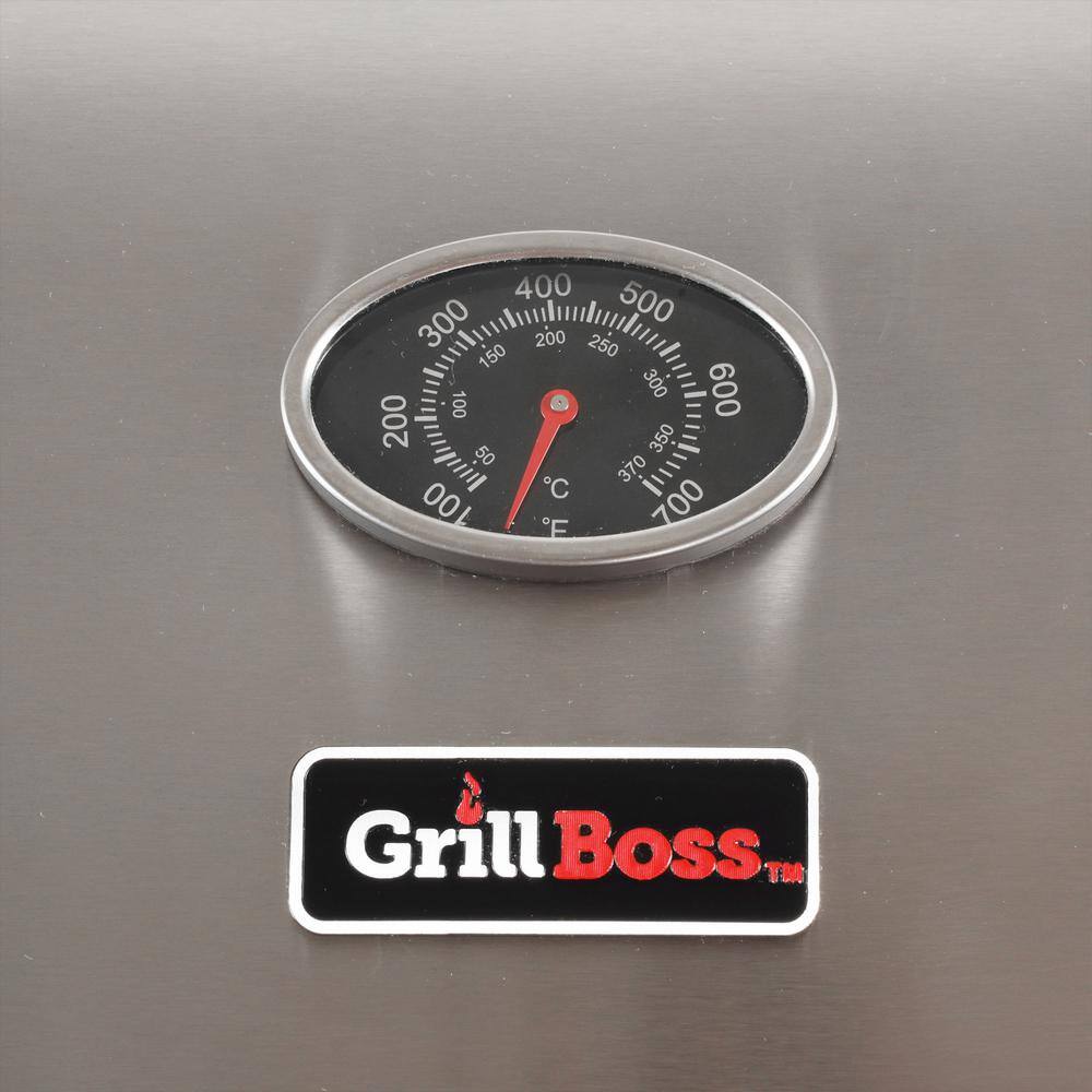 Grill Boss GBC1932M 3 Burner Gas Grill in Black with Top Cover and Shelves Stainless Steel, 2 Number of Side Burners Grill Boss GBC1932M 3 Burner Gas Grill in Black with Top Cover and Shelves Stainless Steel, 2 Number of Side Burners - Image 10