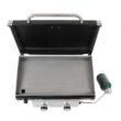 Razor GGT2131M 2-Burner Portable LP Gas Griddle with Lid in Black