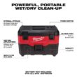 Milwaukee 0880-20-49-90-2019A M18 18-Volt 2 Gal. Lithium-Ion Cordless Wet/Dry Vacuum with AIR-TIP 1-1/4 in. - 2-1/2 in. (4-Piece) Automotive Kit