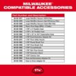 Milwaukee 0920-20-49-90-2020 M18 FUEL 9 Gal. Cordless Dual-Battery Wet/Dry Shop Vacuum with AIR-TIP 1-1/4 in. - 2-1/2 in. Swiveling Palm Brush Tool