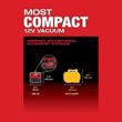 Milwaukee 0960-20-2475-20 M12 FUEL 12-Volt Lithium-Ion Cordless 1.6 Gal. Wet/Dry Shop Vacuum with M12 Compact Inflator (2-Tool)