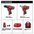 Milwaukee 0960-20-2494-22 M12 FUEL 12-Volt Lithium-Ion Cordless 1.6 Gal. Wet/Dry Vacuum w/M12 Drill and Impact Driver Kit w/Batteries and Charger