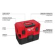 Milwaukee 0960-20-2494-22 M12 FUEL 12-Volt Lithium-Ion Cordless 1.6 Gal. Wet/Dry Vacuum w/M12 Drill and Impact Driver Kit w/Batteries and Charger