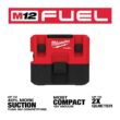 Milwaukee 0960-20-2505-22 M12 FUEL 12-Volt Lithium-Ion Cordless 1.6 Gal. Wet/Dry Vacuum with M12 FUEL 4-in-1 Installation 3/8 in. Drill Kit