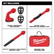 Milwaukee 0960-20-49-90-2019A M12 FUEL Cordless 1.6 Gal. Wet/Dry Vacuum with AIR-TIP 1-1/4 in. - 2-1/2 in. (4-Piece) Automotive Kit